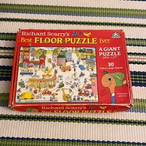 Richard Scarry floor puzzle